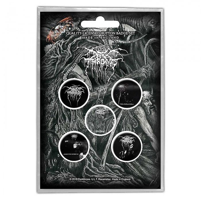 Darkthrone Old Star Badge Set (Pack of 5)