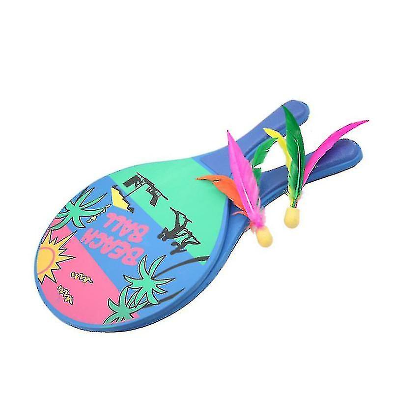 Beach Paddle Ball Game Badminton Racket Set Indoor Outdoor Racquet Game For Kids And Adults