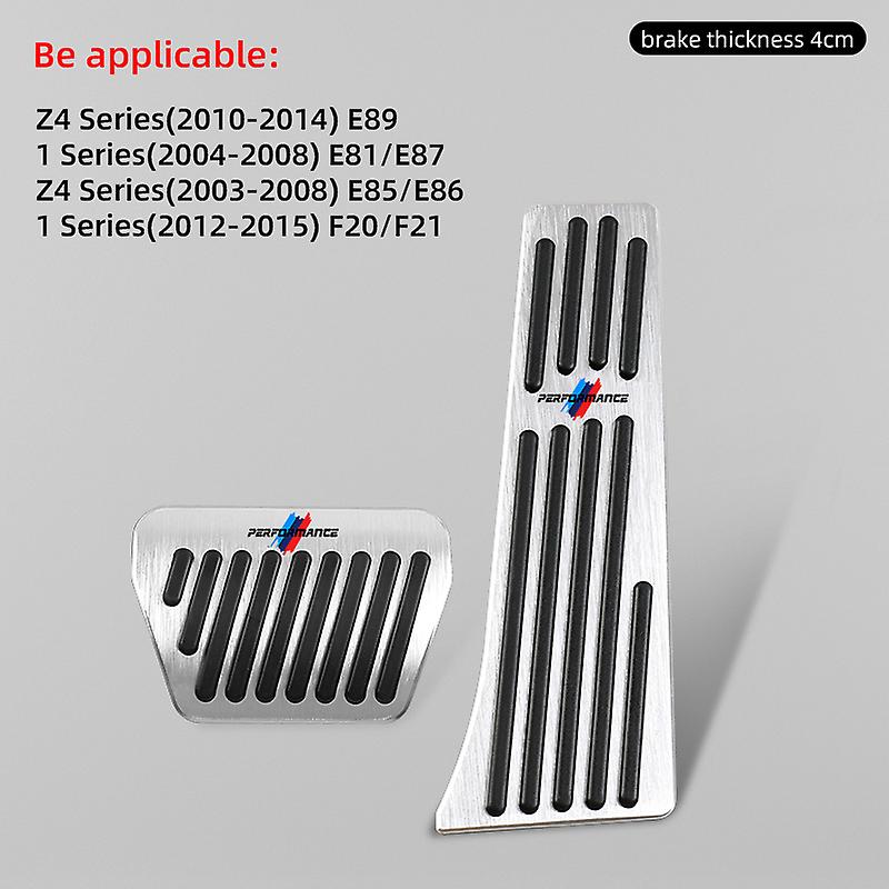 Car Pedals Cover Gas Fuel Brake Pad Plate Cover For Bmw Series 1 3 5 7 X3 X4 X5 X6 X7 F30 F31 F34 F52 G28 G30 G07 Car Accessory