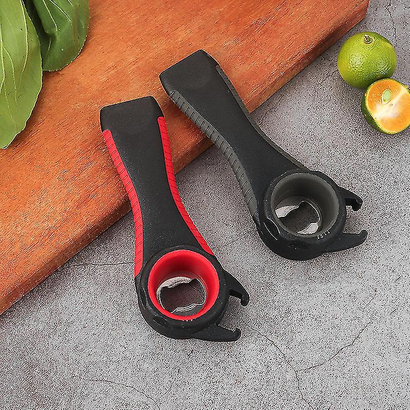 5-in-1 Beer Opener, Jar And Bottle Opener, Easy Grip Can Opener, Ergonomic And Ideal For Weak Hands And Arthritis, For Any Size Of Jars And Cans