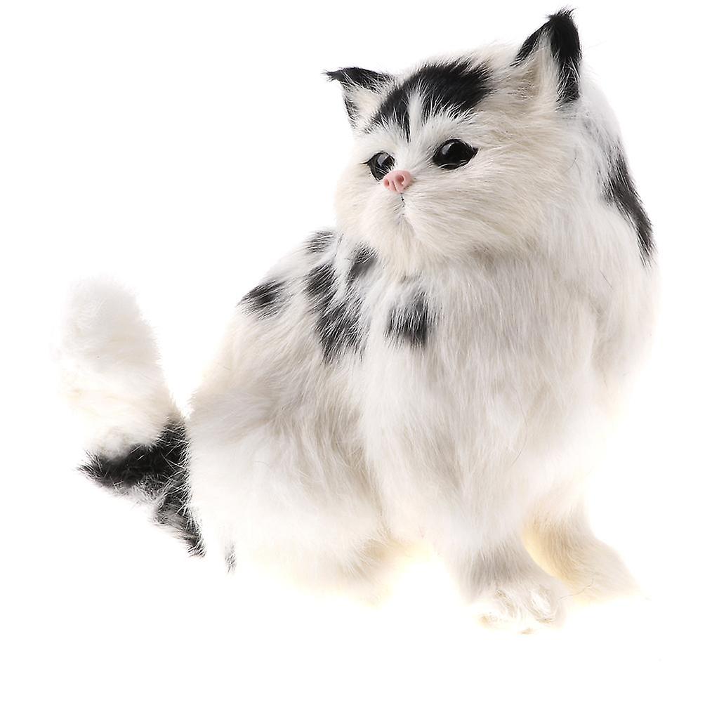 Simulation Cat Animal Teaching Model Figures Home Decoration Random Color