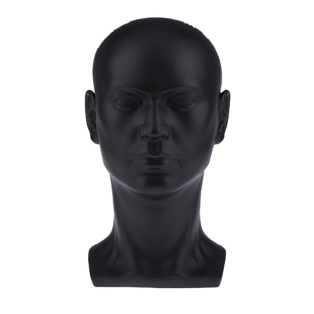 Male Mannequin Head Glasses Caps Wigs Light Gray Jewelry Display Stand Model