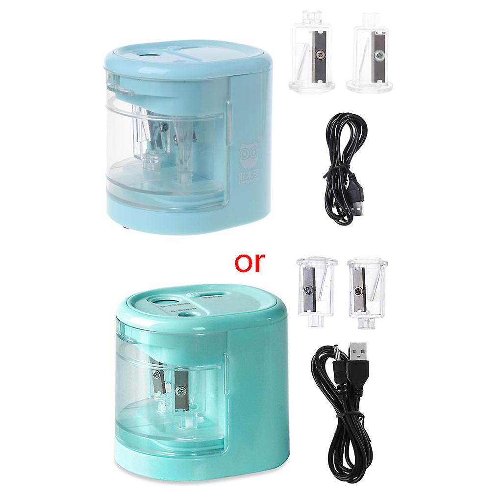 Electric Pencil Sharpener Innovative Automatic for Smart Double Hole School Offi
