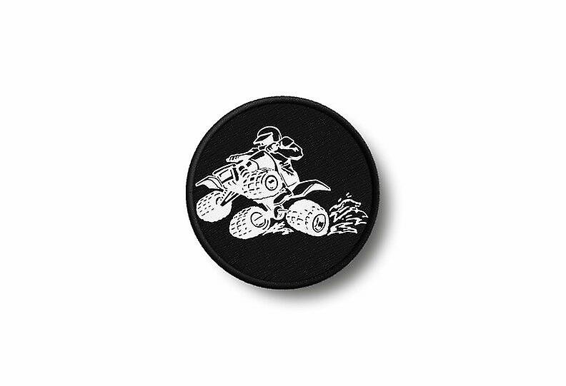 Patch Biker Badge Ecusson Brode Prints Thermocollant Quad