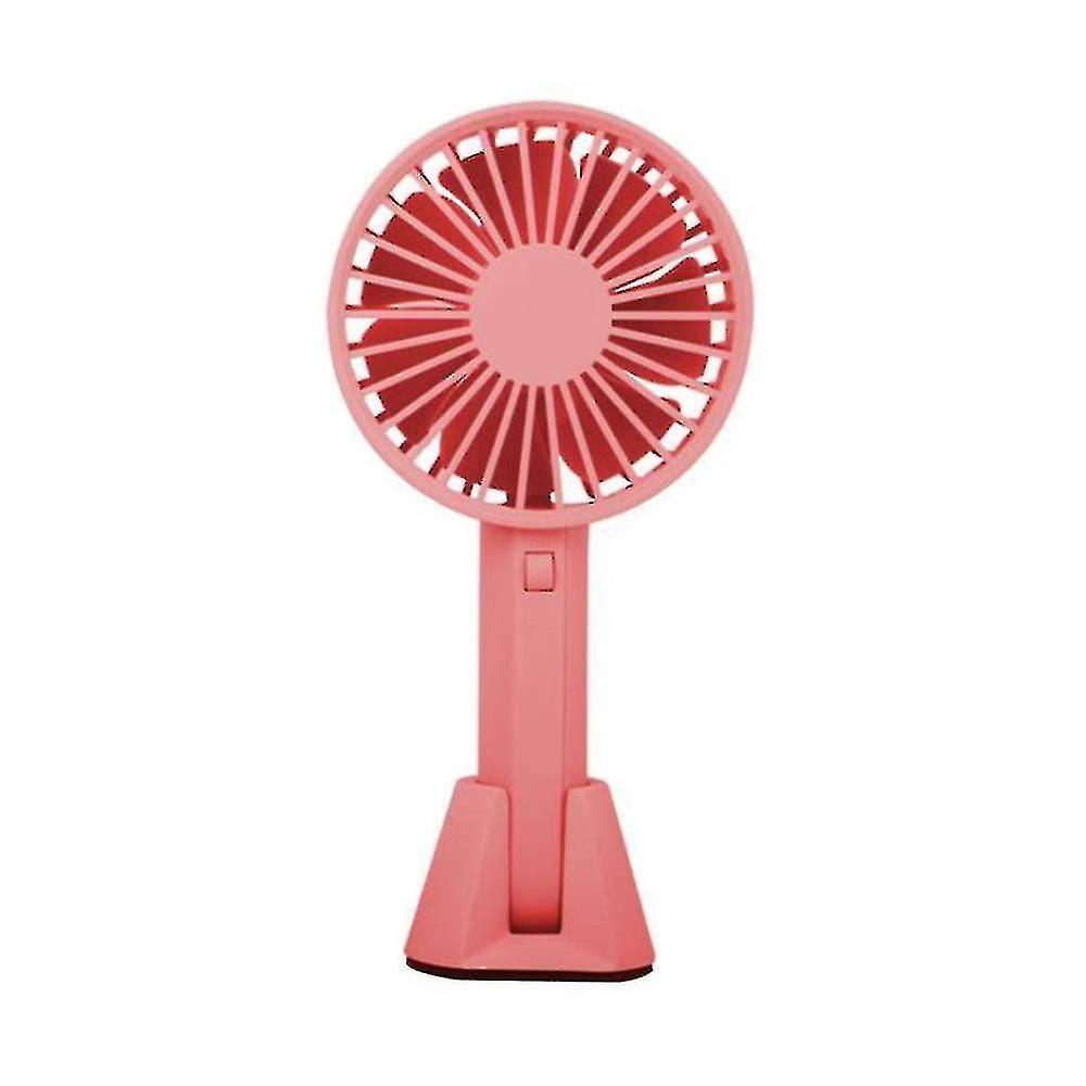 Barsinfi Plastic Handheld Fan, 3-level Adjustable Speed With Detachable Base, Usb