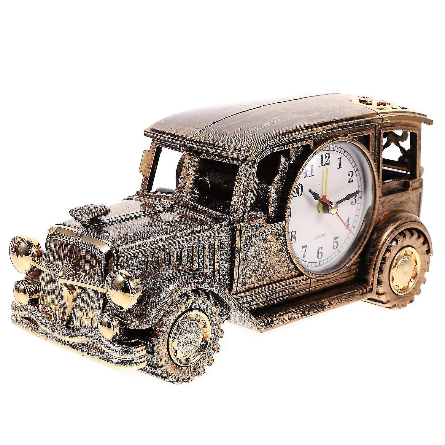 Creative Delicate Clock Adornment Chic Classic Car Clock Craft Home Decoration