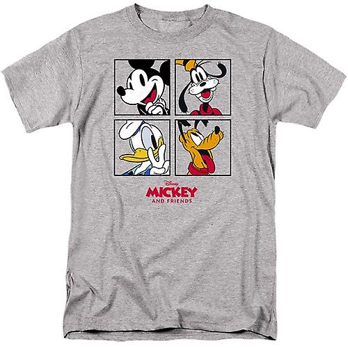 Mickey Mouse & Friends Mens Panel T-Shirt