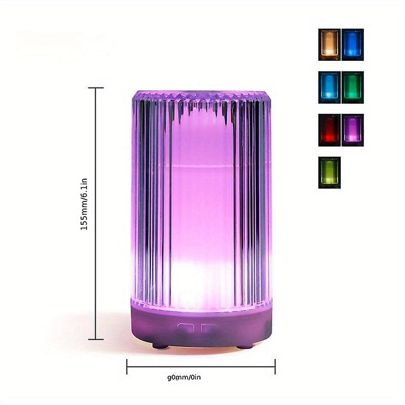 1Pc 200ml 7 Colors Ultrasonic Aromatherapy Diffuser With Waterless Auto-off Timer