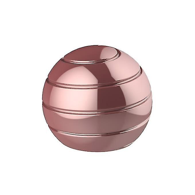 55Mm Rose Gold Detachable Rotating Table Top Ball, Fingertip Spinning Top Decompression Toy Az4744