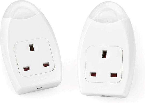 Masterplug Night Lights Soft Glow LED Dusk to Dawn Plug In Sockets Set of Two UK