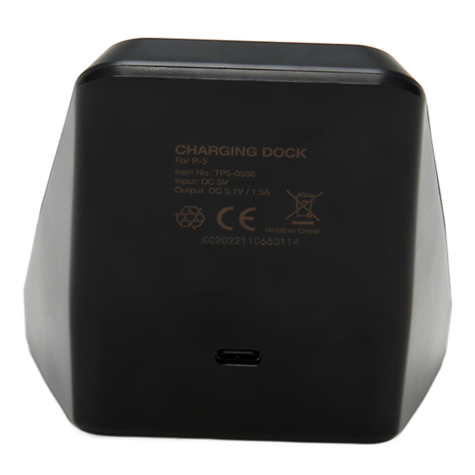 Controller Single Charging Stand LED Indicator Overcurrent Protection Portable Charging Dock Station for PS5 Gamepad
