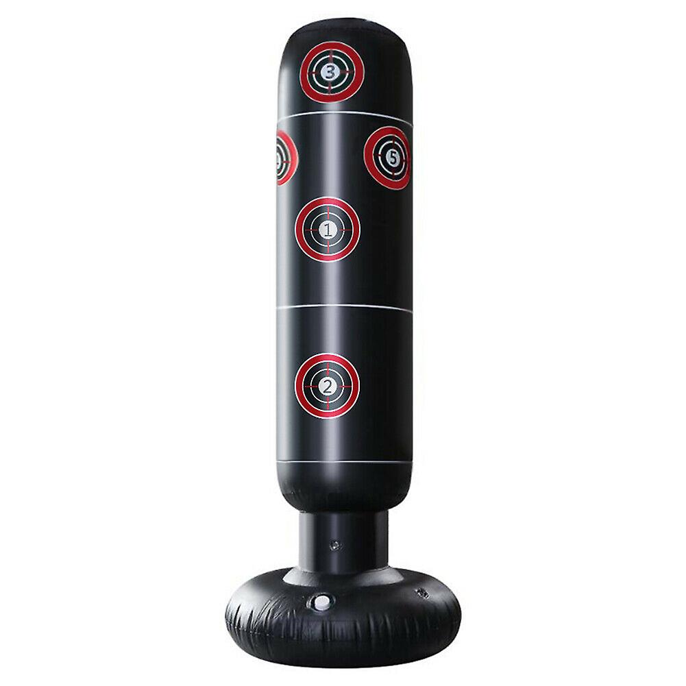 Inflatable Kids Punching Bag Free Standing Ninja Boxing Bag for Immediate Bounce-Back for Practicing Karate Taekwondo
