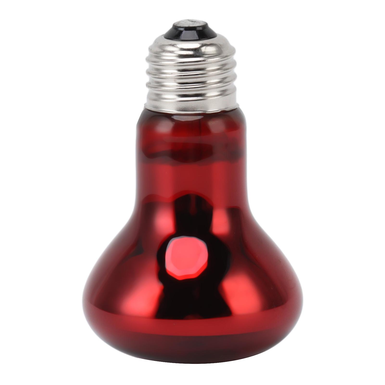 E27爬虫類ヒートランプ電球あごひげを生やしたドラゴントカゲ110?120V赤75Wのための暖かいソフトライト両生類浴電球