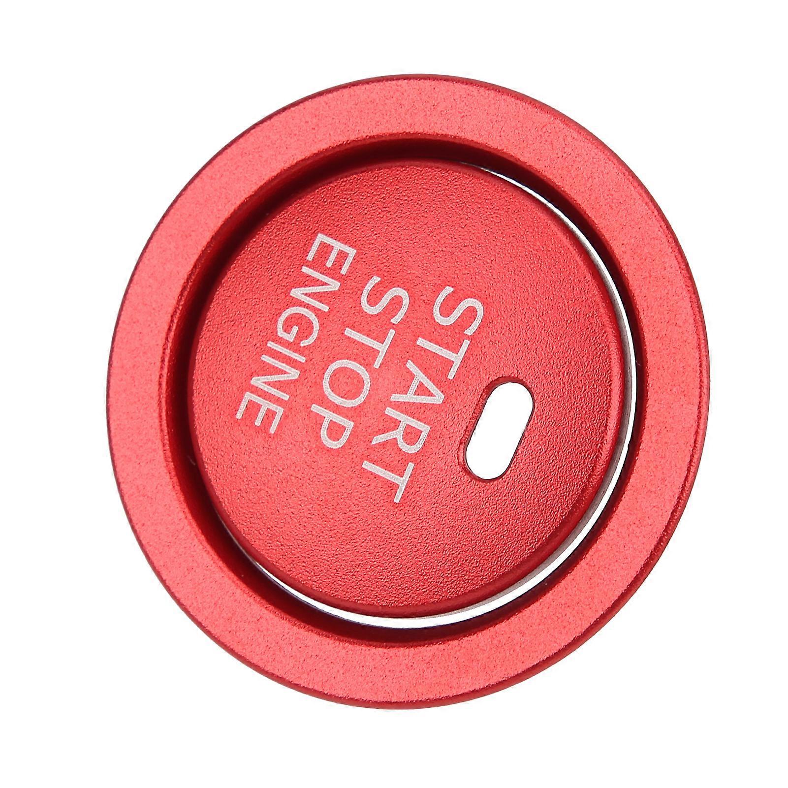 Engine Stop Button Cap Aluminum Alloy Red Auto Interior Parts Replacement for Wildlander 2020