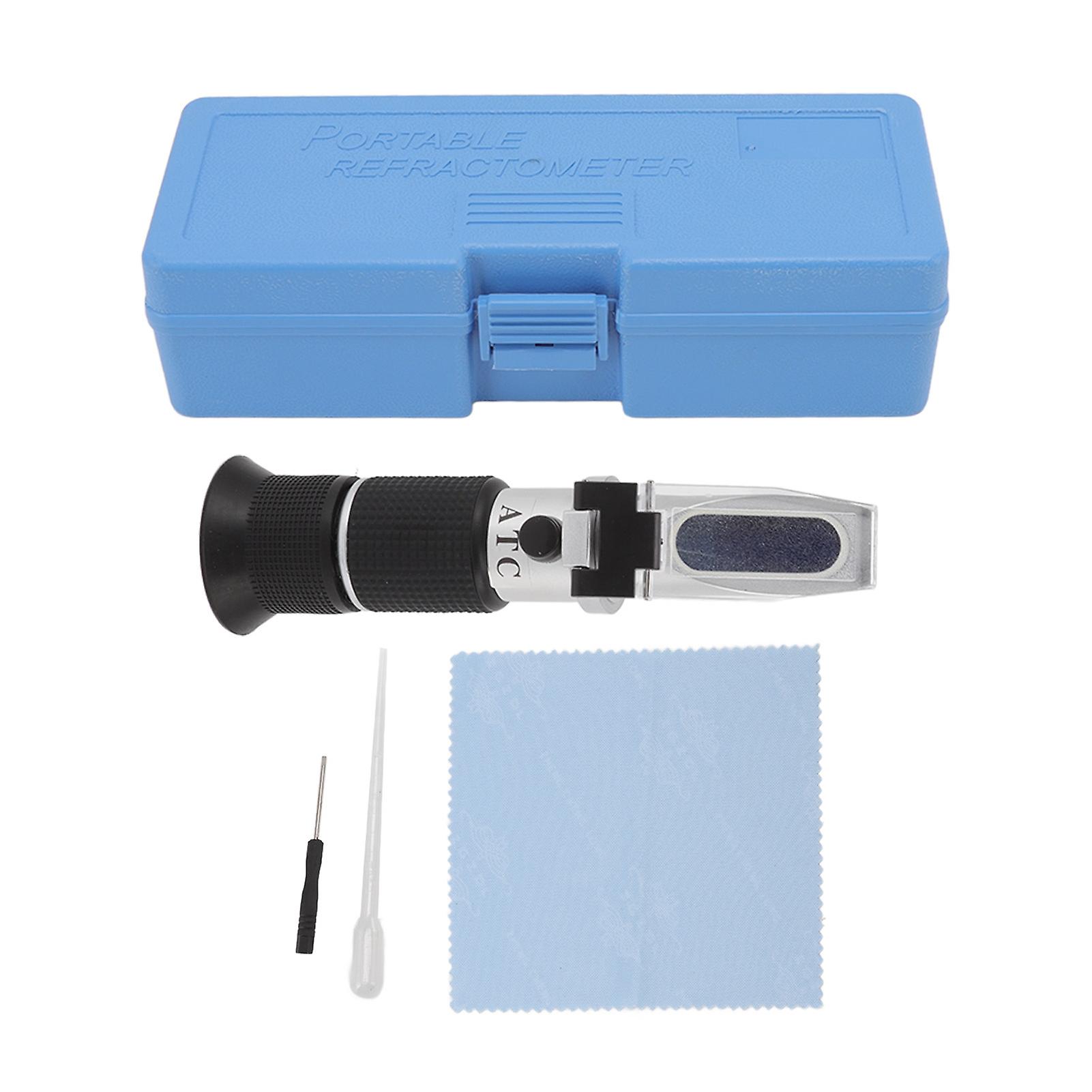 High Accuracy Refractometer 0-32 Brix 0-27 Baume 0-140 Fruit Wine Concentration Meter with Clear Scale Display