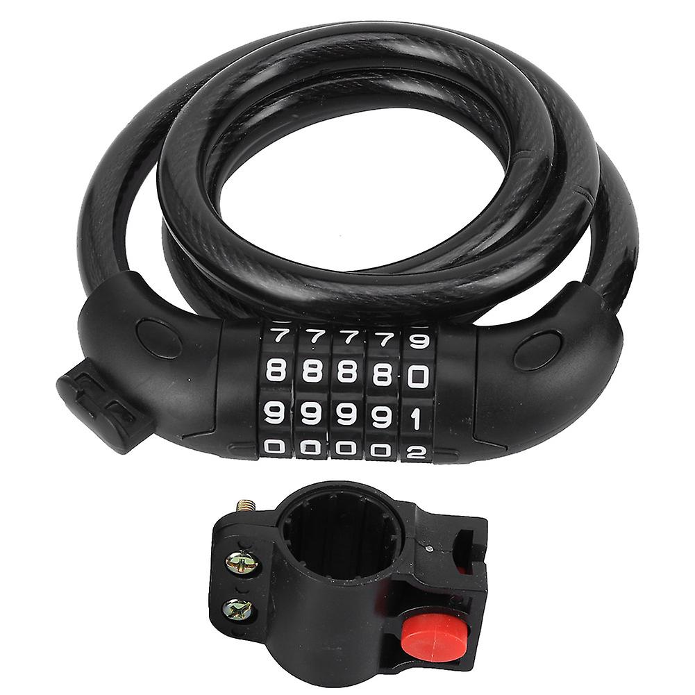 Nimomo Bike Strip Lock Bike Lock, Electric Mountain Bicycle Fixed Portable Antitheft Strip Lock, Coded Lock