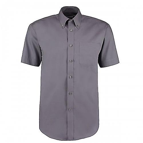 Kustom Kit Mens Oxford Short-Sleeved Formal Shirt
