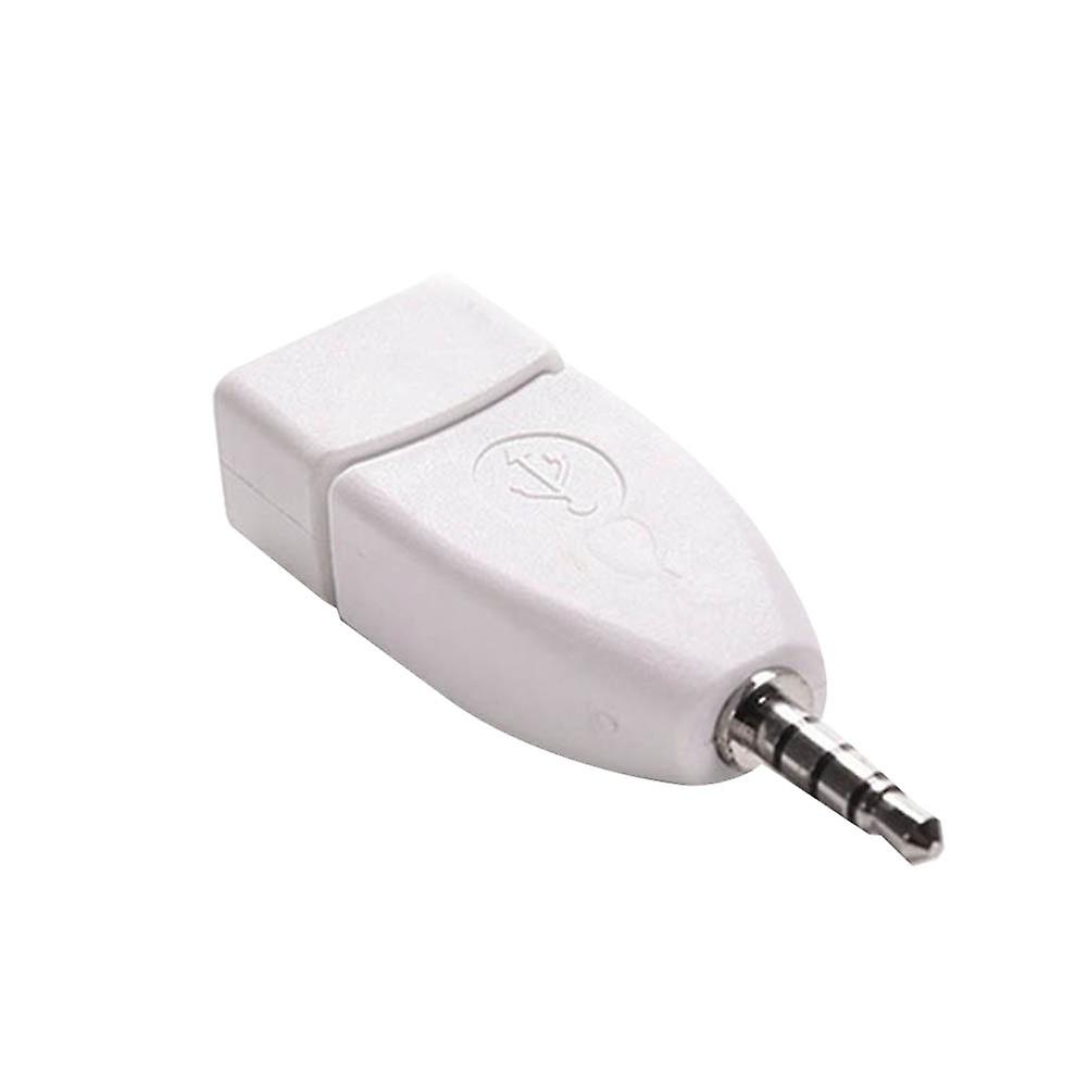 Προσαρμογέας μετατροπέα USB 2.0 θηλυκός σε 3.5mm αρσενικό AUX ήχου ανθεκτικό βύσμα αυτοκινήτου jack