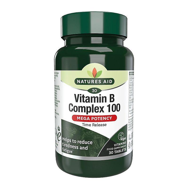 Nature's Aid Vitamin B Complex 100 Time Release Tabs 30 (121010)