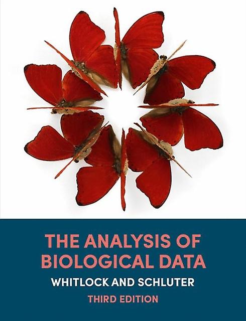 The Analysis Of Biological Data by Dolph Schluter Hardback Book