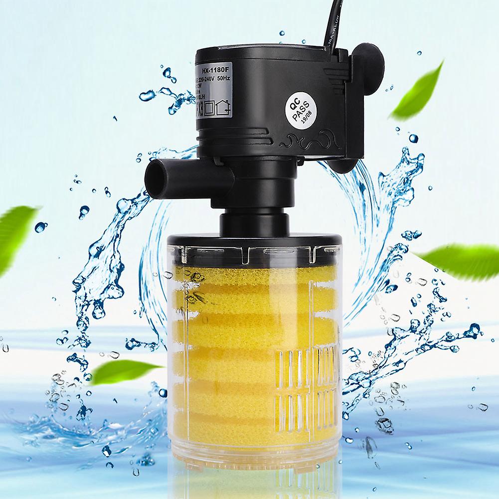 3-in-1 Oxygen Pump for Fish Tank ≤40cm, 12W, Color as Shown