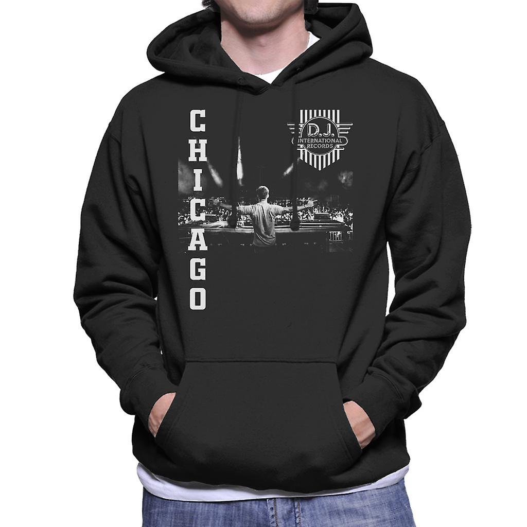 DJ Internasjonale Chicago Live Menn's Hettegenser