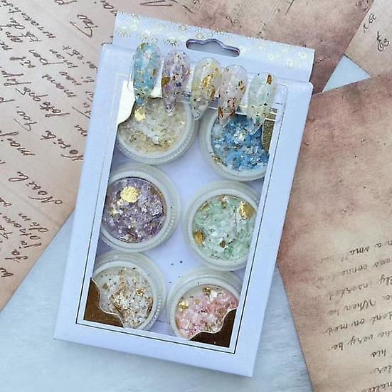 1 Set Manicures Sequins Wide Application Multiple Shapes Mini Stylish Mixed Nail Designs Sparkles Beauty Supplies