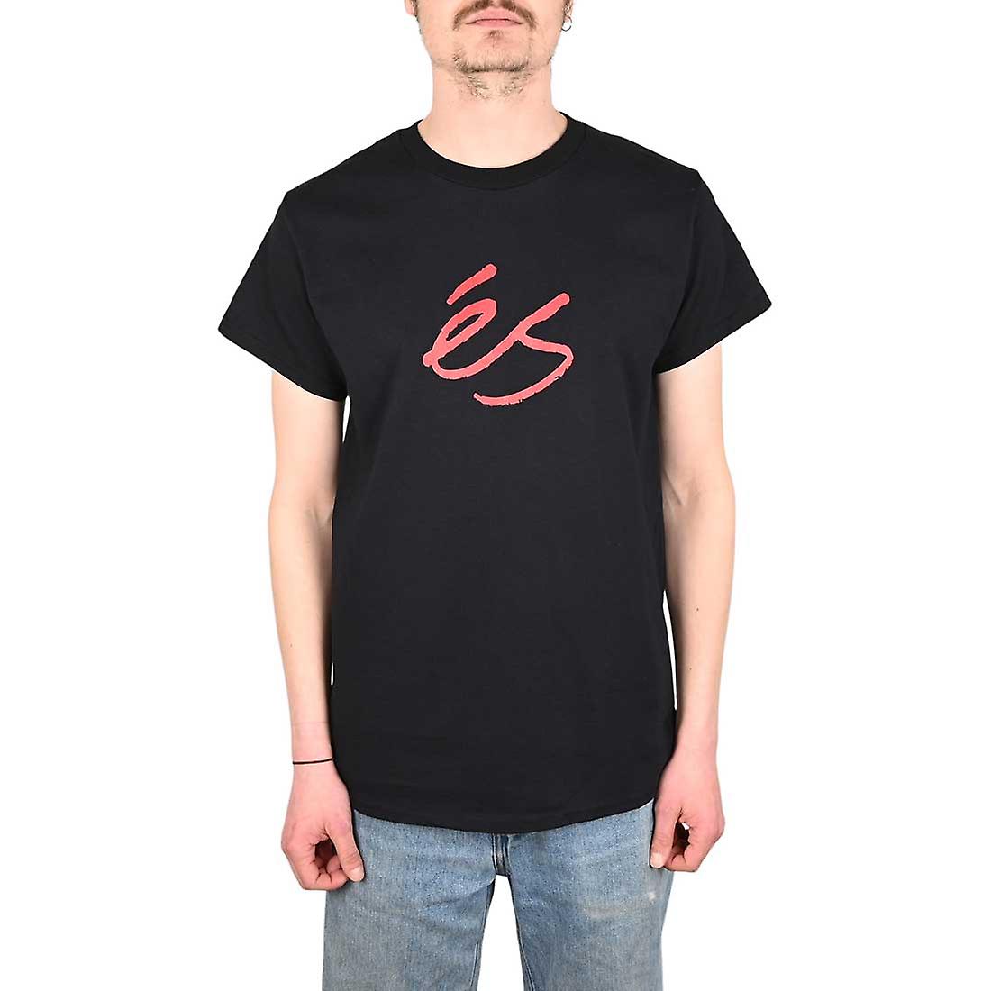 eS Script Mid S/S T-paita - Musta