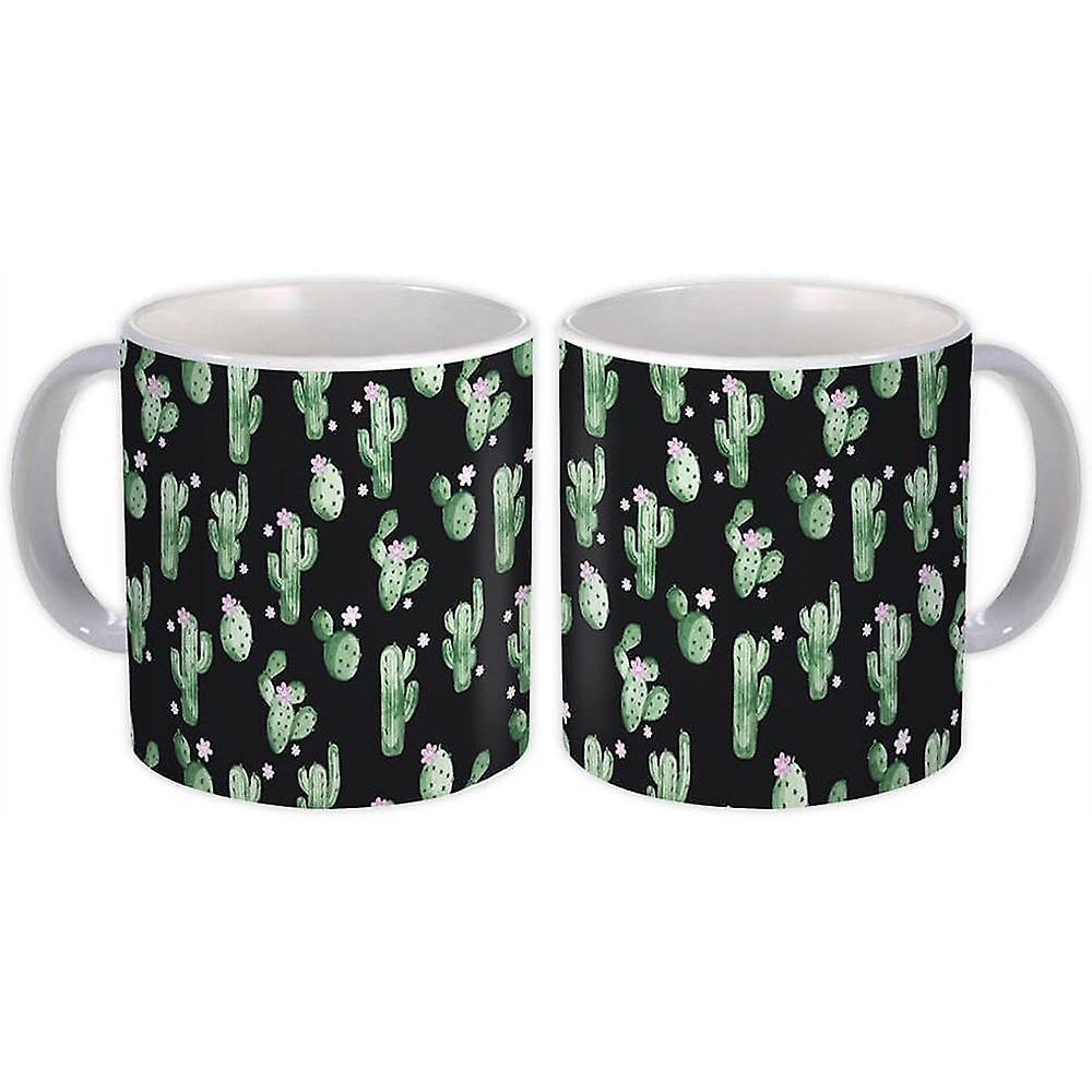 Gift Mug: Cactus Flower Black