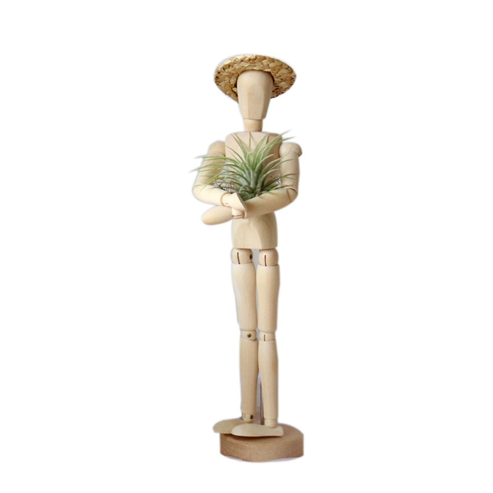3 Styles Small Mannequin Puppet Movable Joints Plant Display Stand Joint Human Body Model