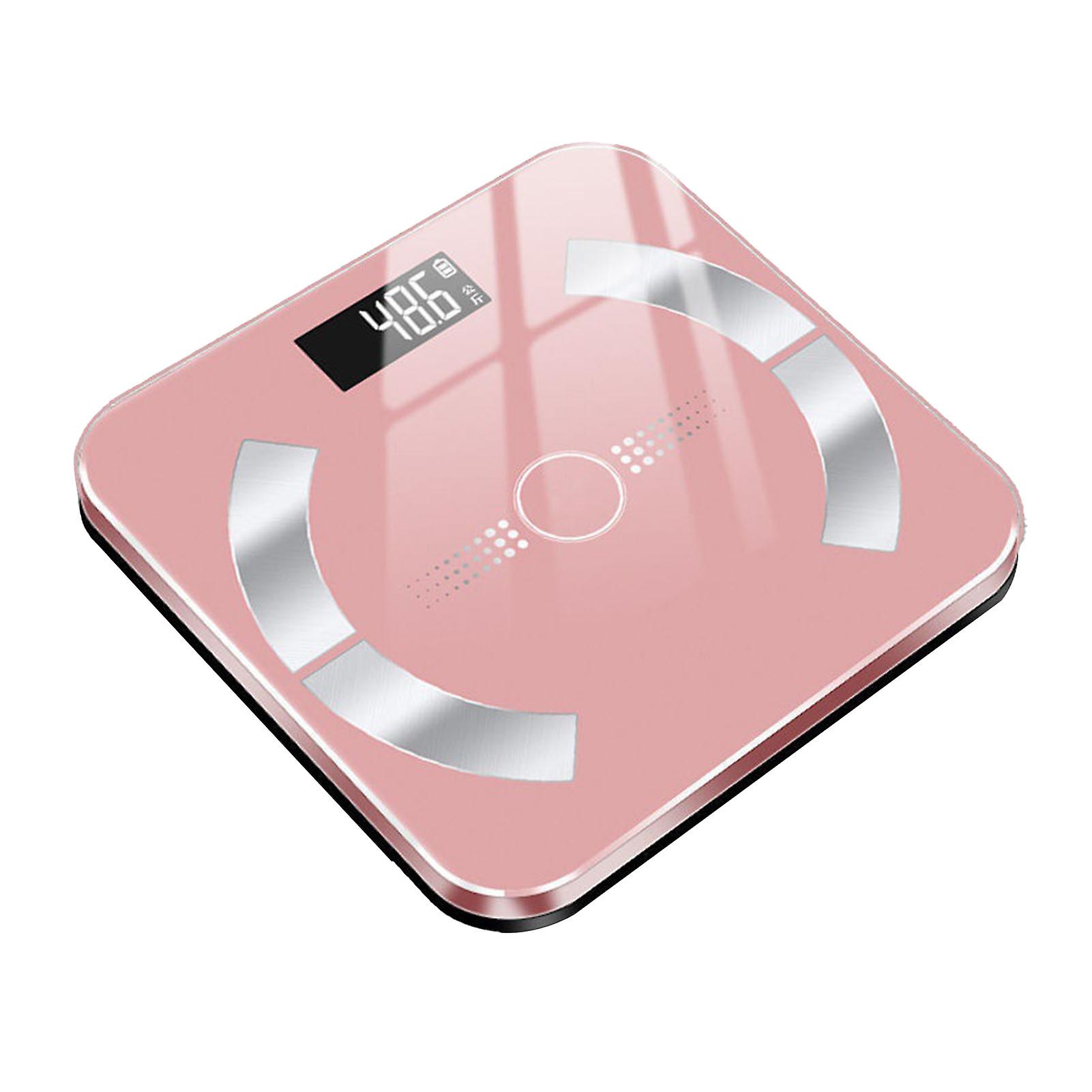 LCD Body Weight Scale with Night Vision Backlight, Bluetooth, and Tempered Glass – Measures 2-180kg