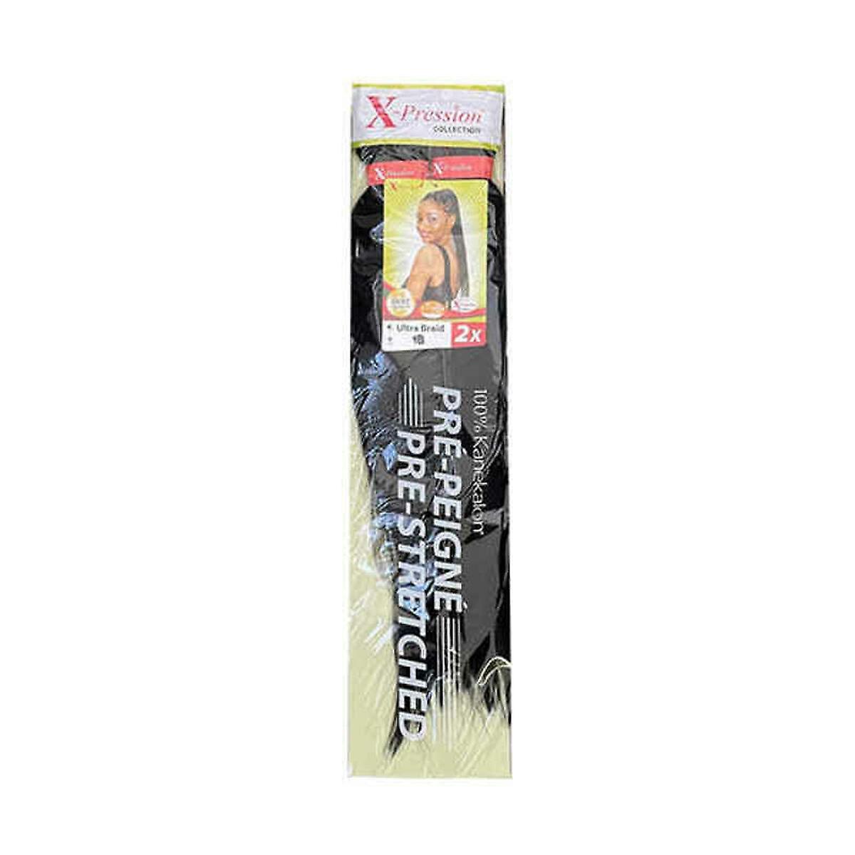Hair extensions X-Pression PRE-PEIGNE 1B Super light (2 uds)