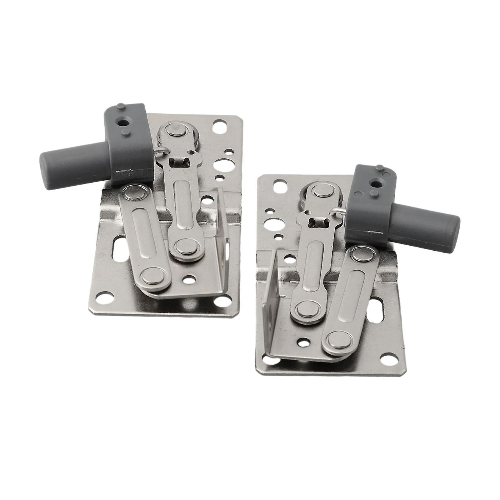 1 Pair Soft Close Flip Out Tray Hinges Multipurpose Accessory 45 Degrees Tilt