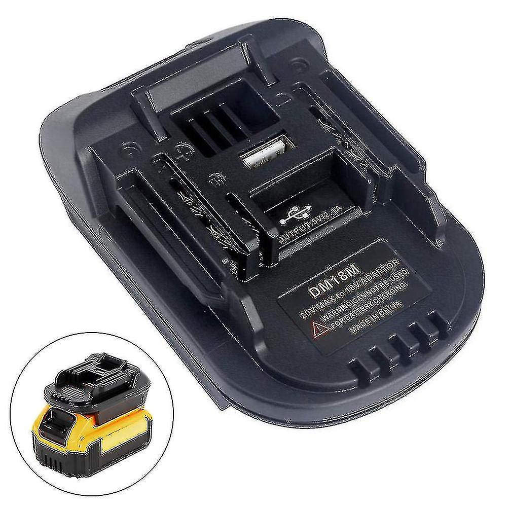 20v Dewalt Dcb200ミルウォーキーM18用USBバッテリーアダプターマキタ18vに変換[送料無料]-1-HD