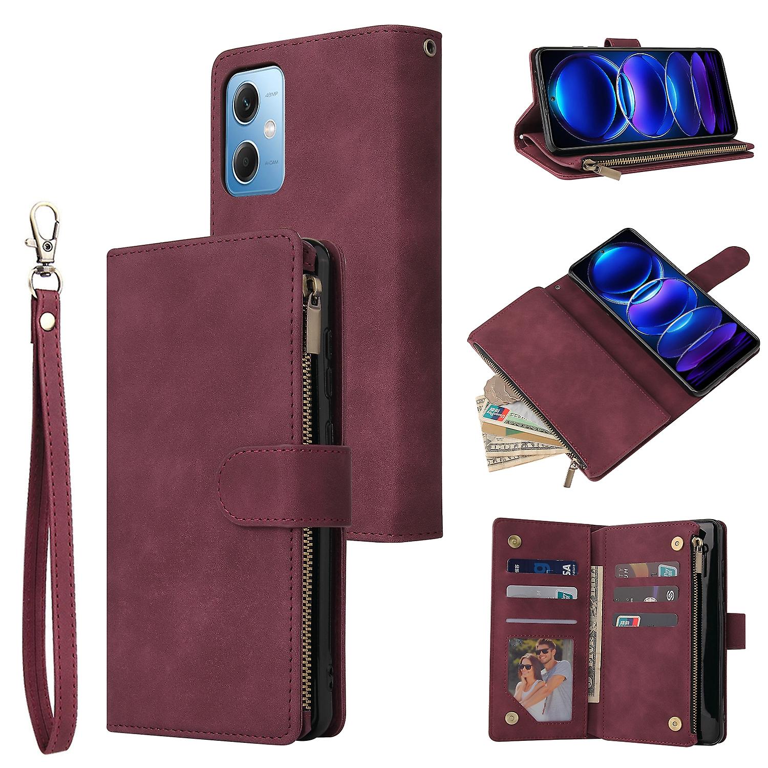Wallet Leather Case For Xiaomi Redmi Note 12 5G