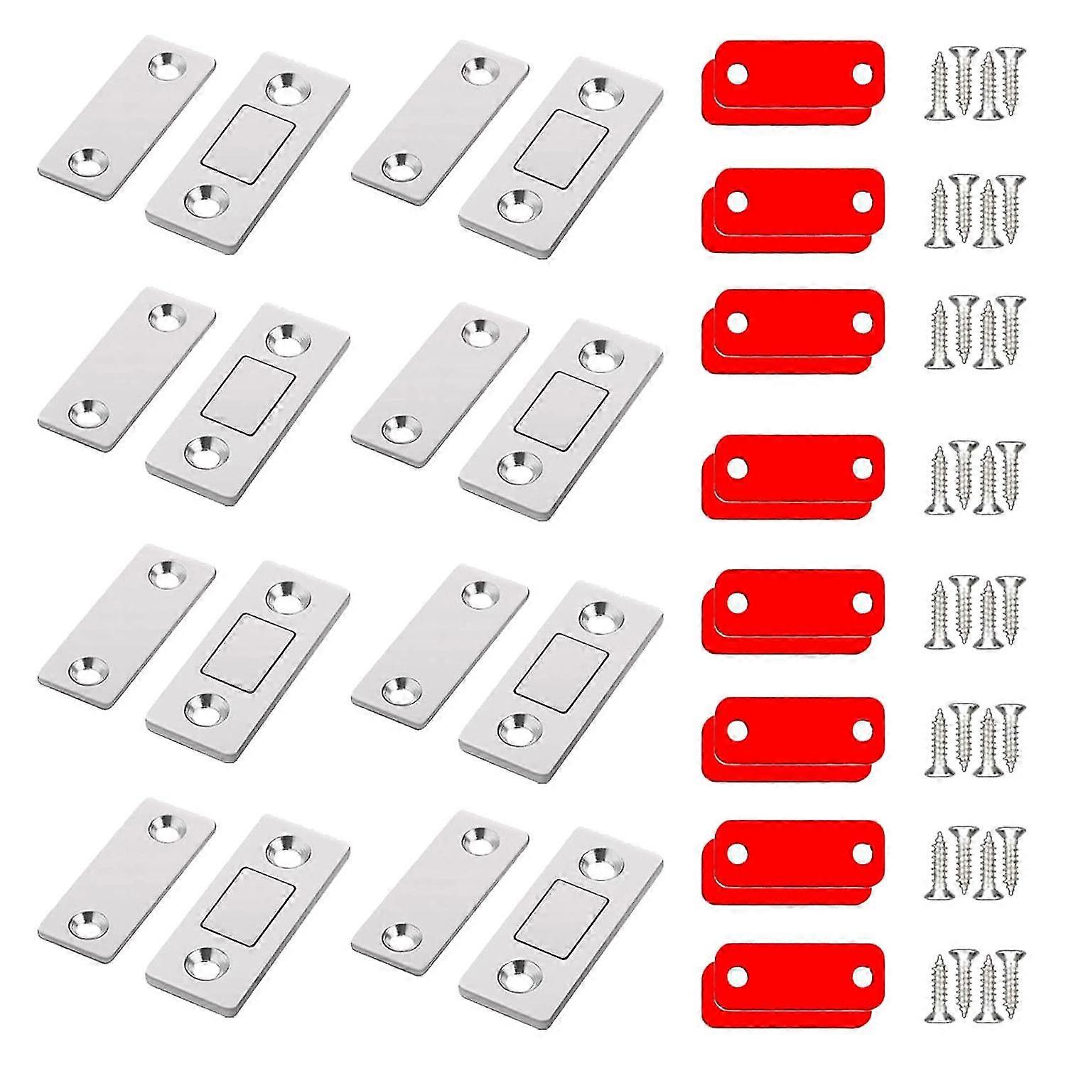 الصيد المغناطيسي ، مغناطيس الباب رقيقة جدا ، حزمة من 8 قفل مغناطيسي ، مغناطيس الباب ، باب ذاتية اللصق أقرب