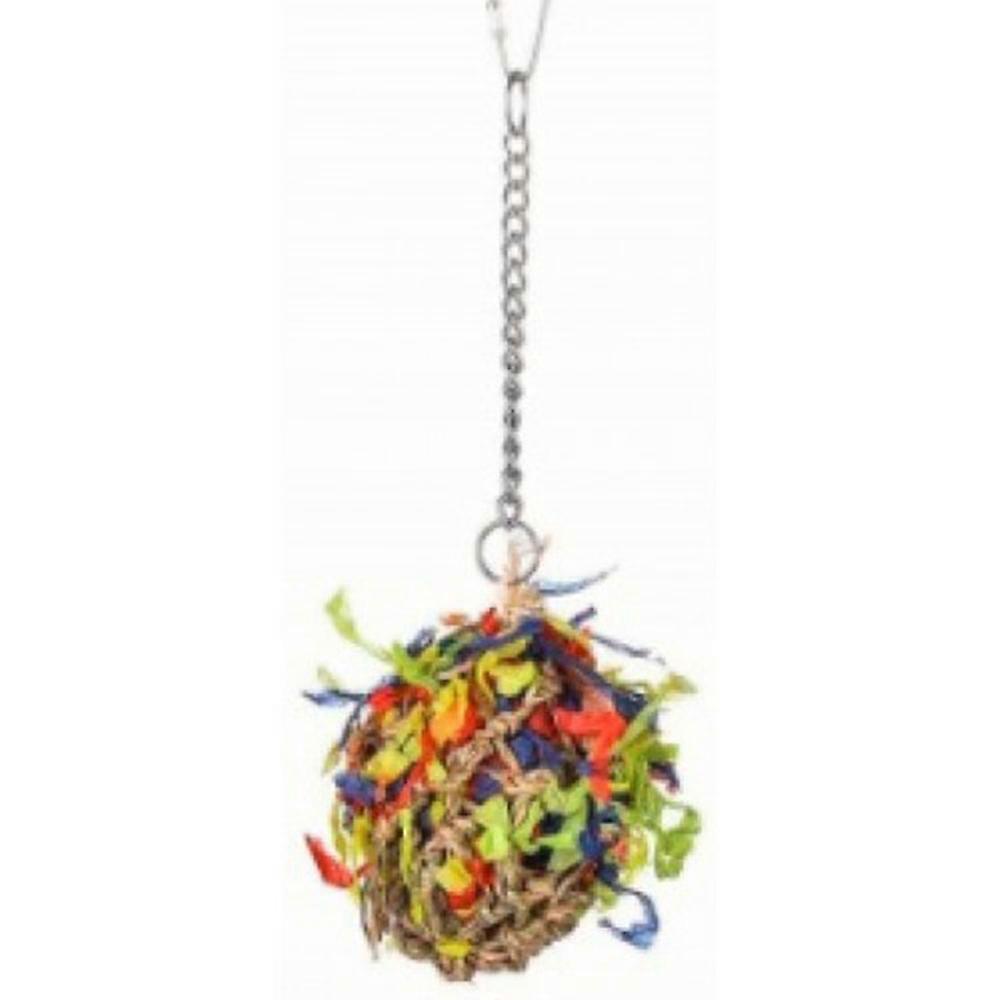 Premoium Quality and Durable 13cmHanging Shredded Paper Ball Pet Toy