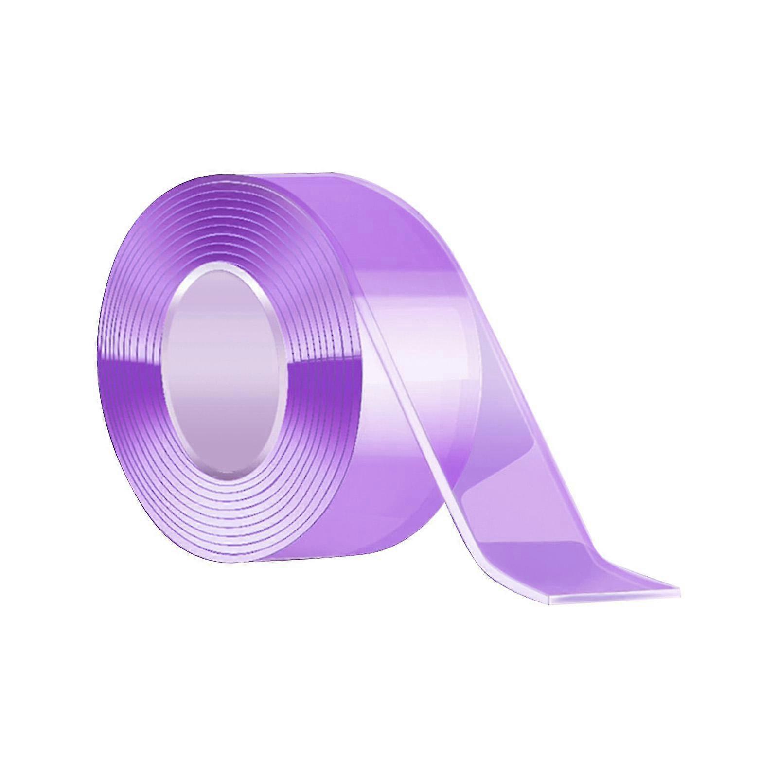 Double Sided Tape With Full Tools 5cm Width For Handmade Ball Party Game Violet
