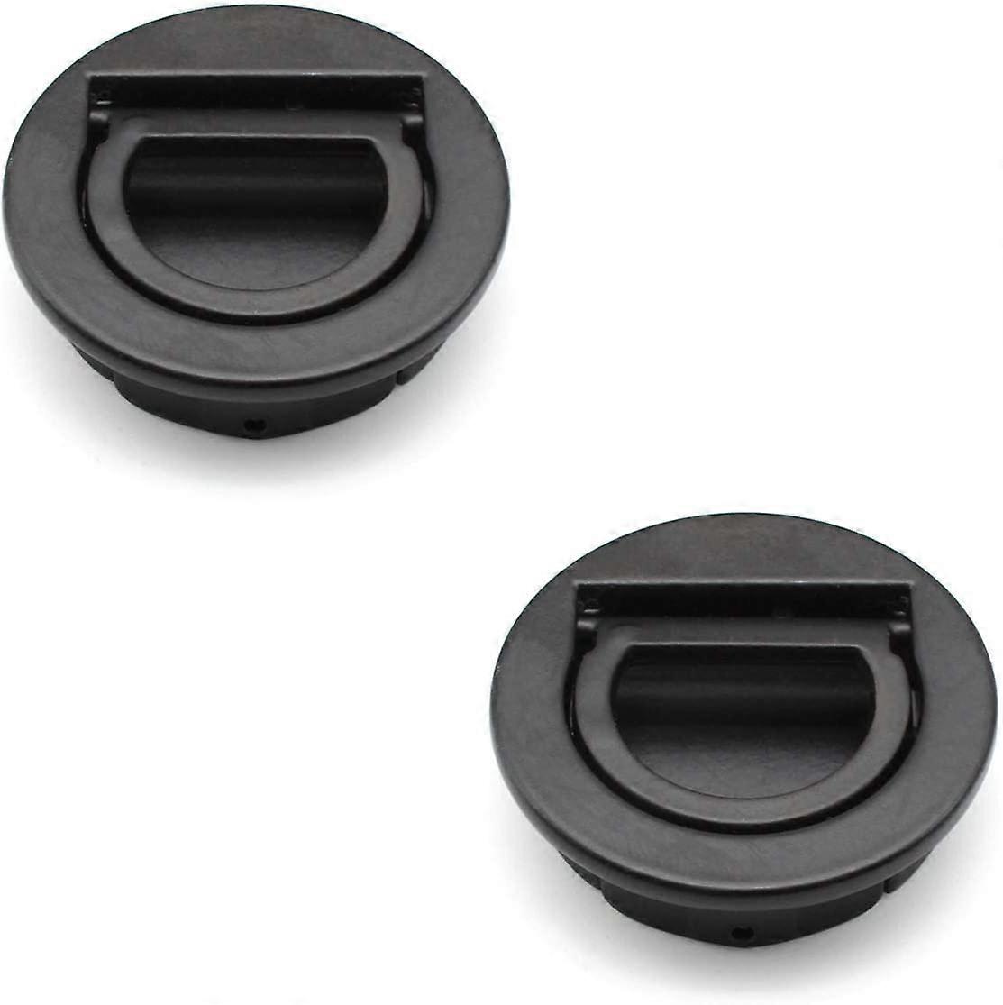 10 Pieces Flush Hatches, Boat Hatch Handle with Installation Kit, 40mm