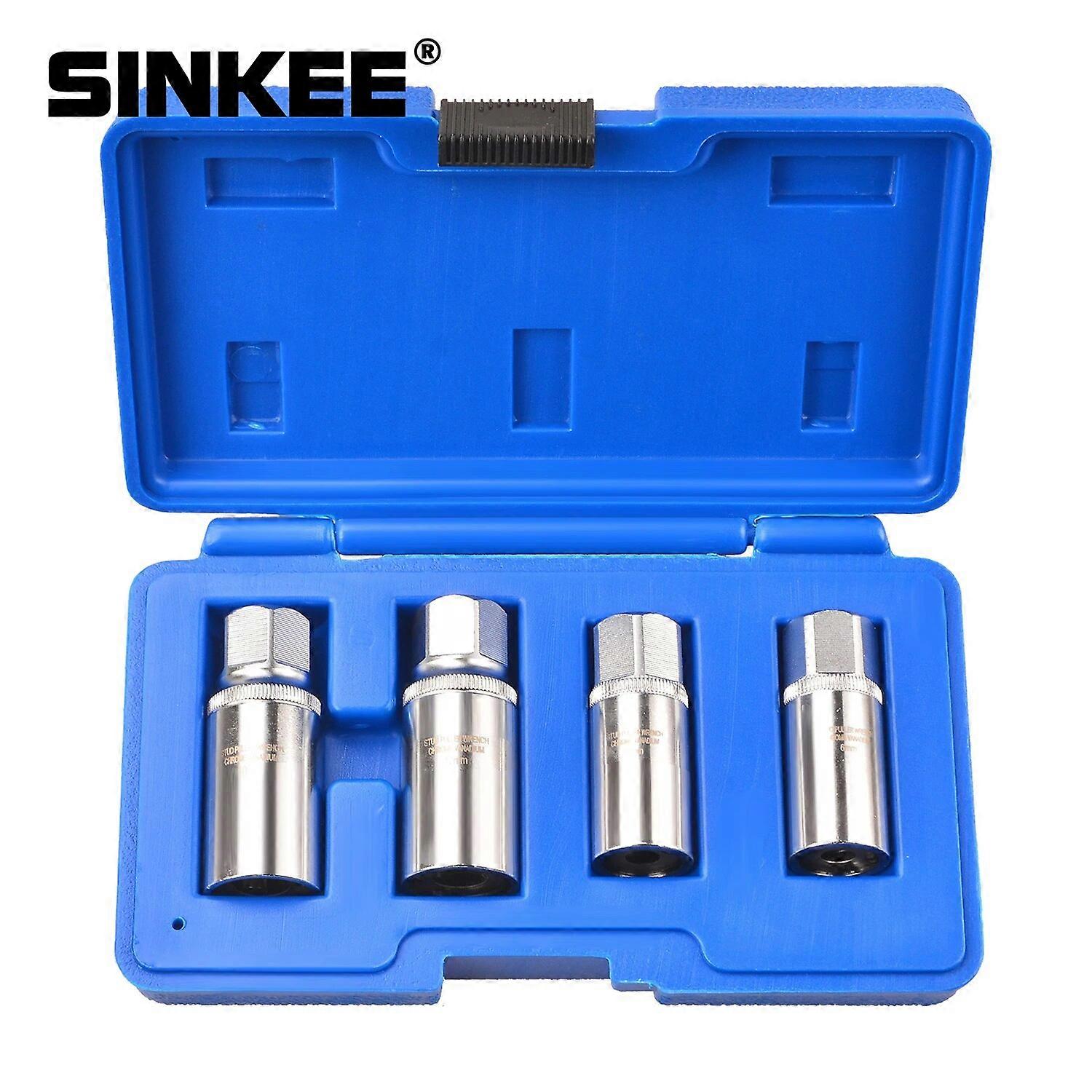 1/2" Drive Socket Stud Screw Extractor Remover Installer Kit 6, 8,10,12mm No.39550