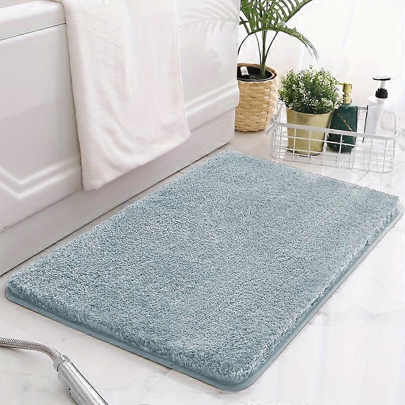 Luxurious Quick-Dry Bath Mat - Non-Slip, Ultra-Absorbent Microfiber, Soft Plush Comfort - Ideal for Bathroom, Shower, Tub