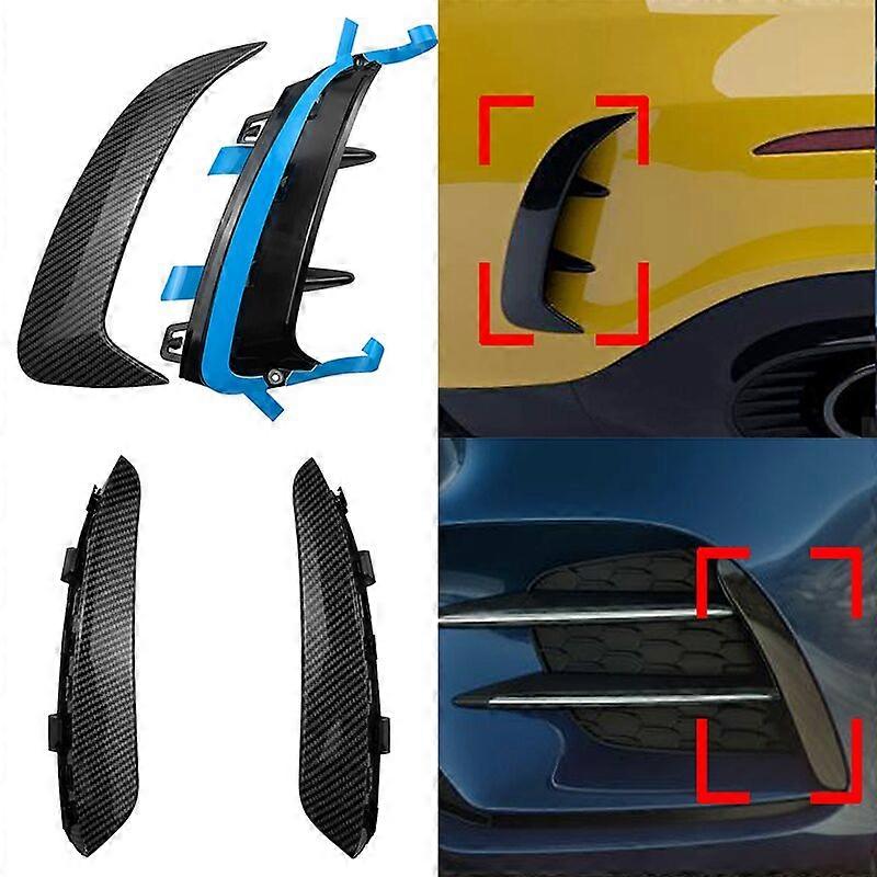 Spoiler Avant / Becquet Séparateur Pour Mercedes Classe A W177 (2019+) - ABS Noir Brillant - 8