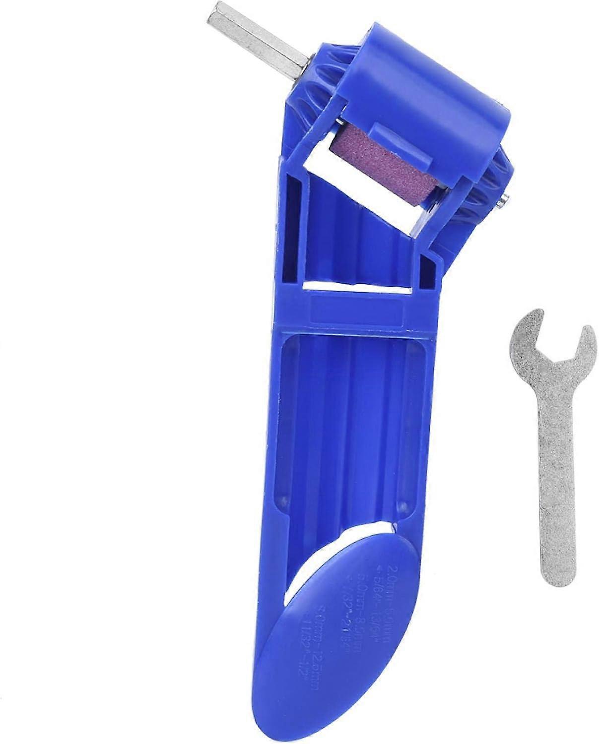 good Drill Bit Sharpener, Drill Bit Sharpener Corundum Drill Bit Sharpener Portable Drill Bit Sharpening Tool, Handheld Tool for Grinding Iron Drill B