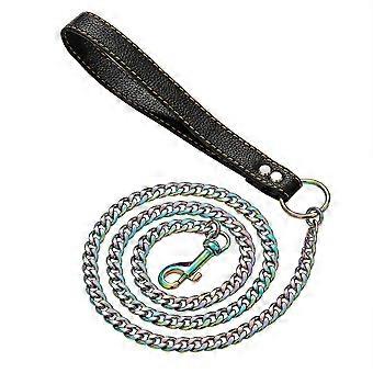 Metal Training Pet Collars Stainless Steel Dog Chain Thickness Gold Slip Dogs Collar And Leash For Large Dogs