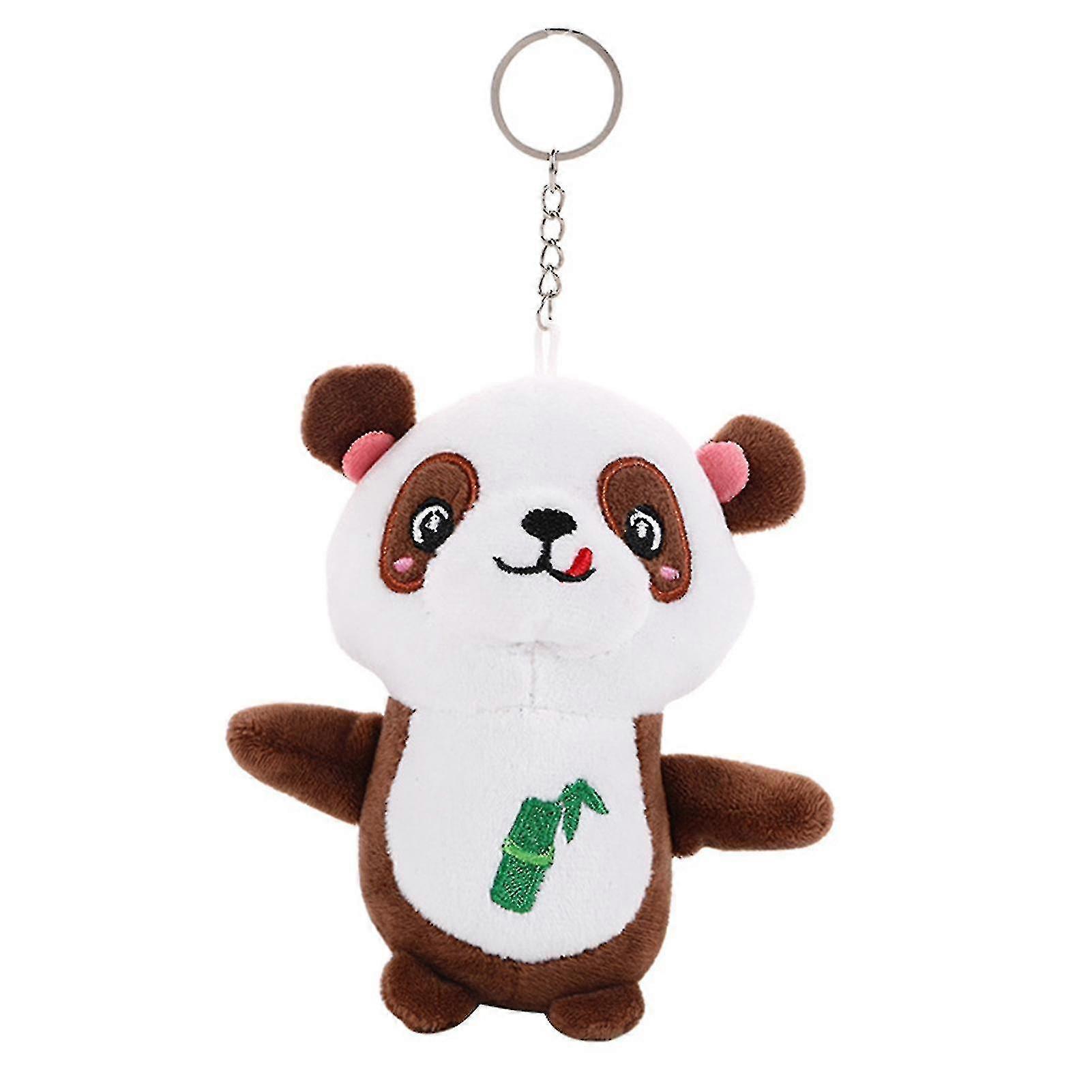 Cute Simulation Panda Plush Toy Soft Comfortable Skin-friendly Stuffed Doll For Key Ring Plush Pendant