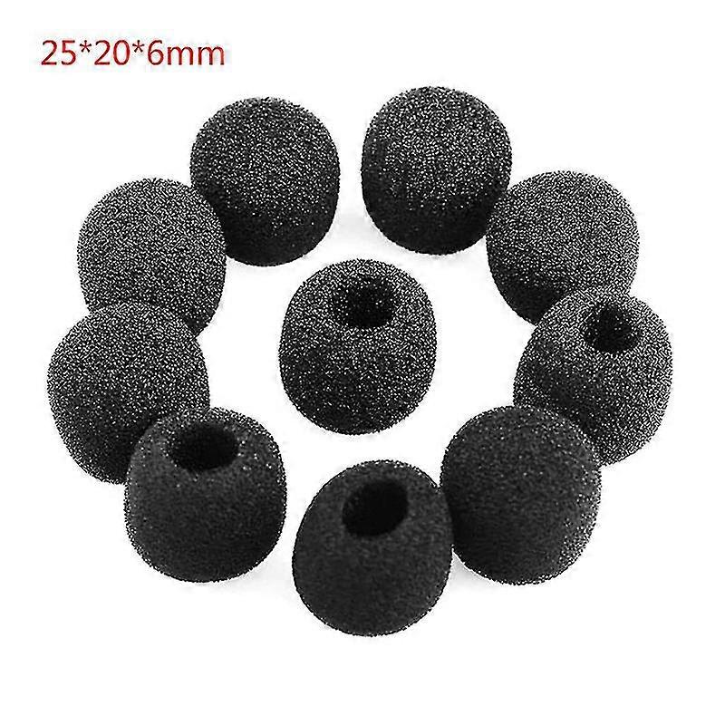 10pcs Headset Replacement Cover Gooseneck Sponge Foam Microphone Windscreen Protector 5 SizesXH