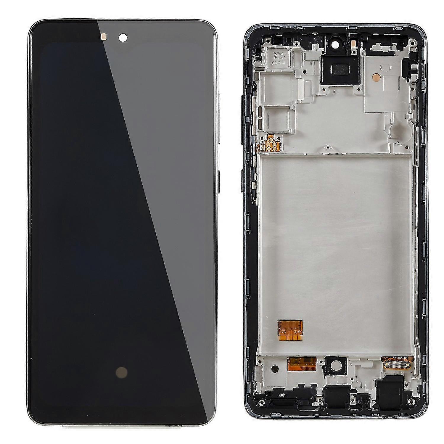 Compatible with Samsung Galaxy A72 4G A725 Grade C OLED Screen and Digitizer Assembly+Frame