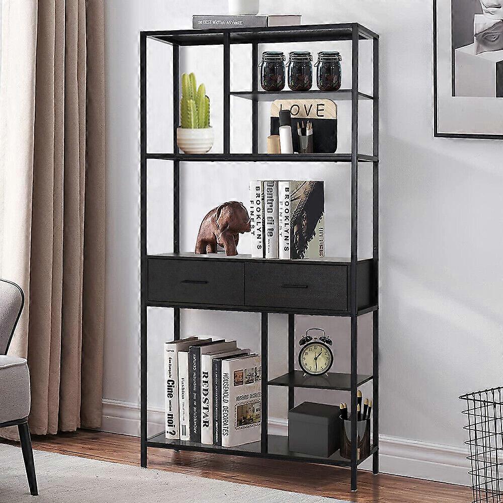 Étagère industrielle haute étagère en bois Étagères de rangement Placard latéral