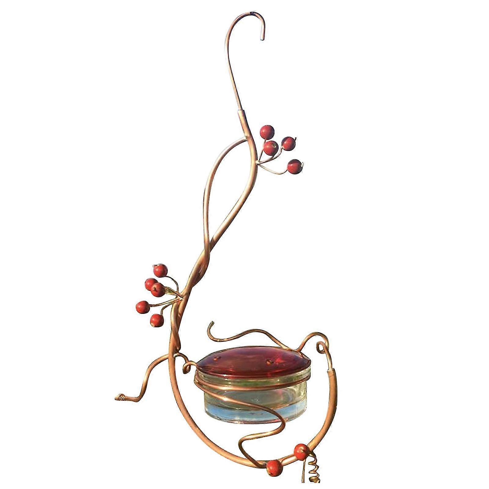 Bird Feeders Courtyard Bird Feeder Red Berries Hummingbird Feeder C2