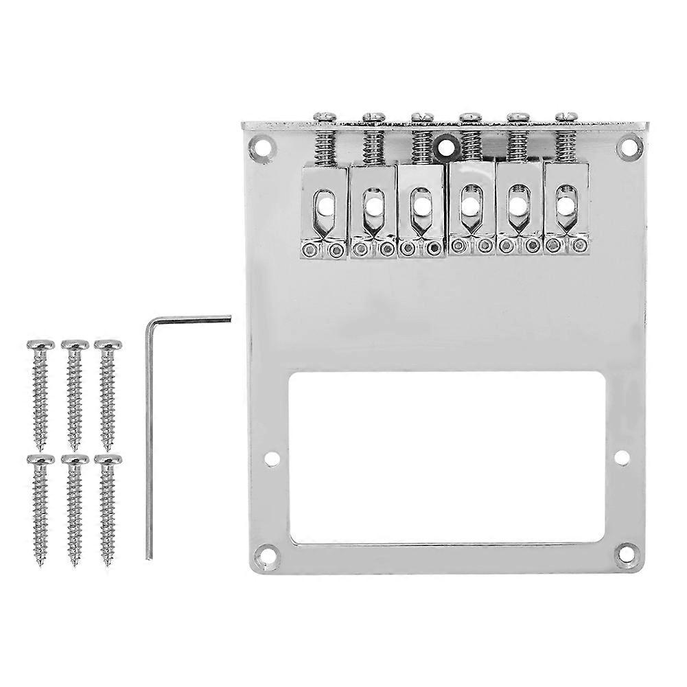 1Pc Double Pickup Hole Bridge 6 Strings Electric Guitar Replacement Kit Accessories